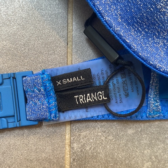 NWT Triangl Swimwear MICA - MARINA SPARKLE Size XS - Picture 11 of 11